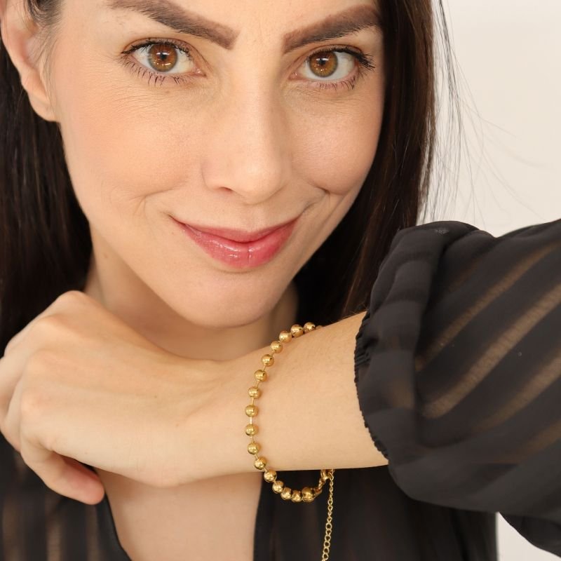 Pulseira Moderna em Aço Inox