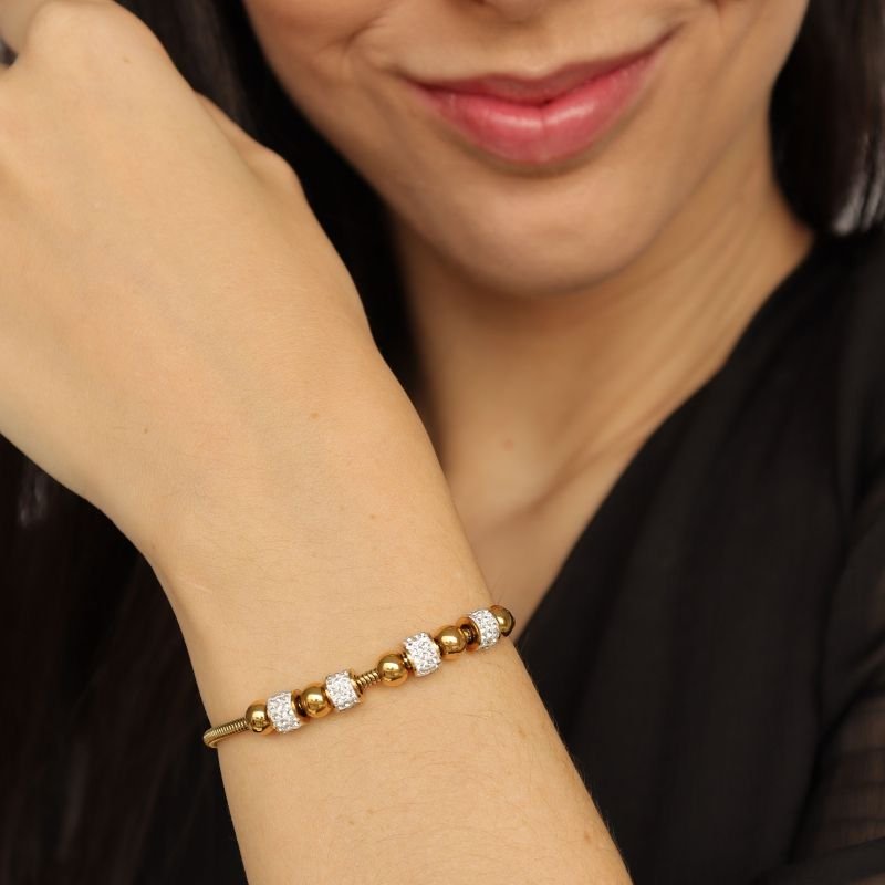 Pulseira Pandora em Aço Inox (Linha Premium) Gravatinha