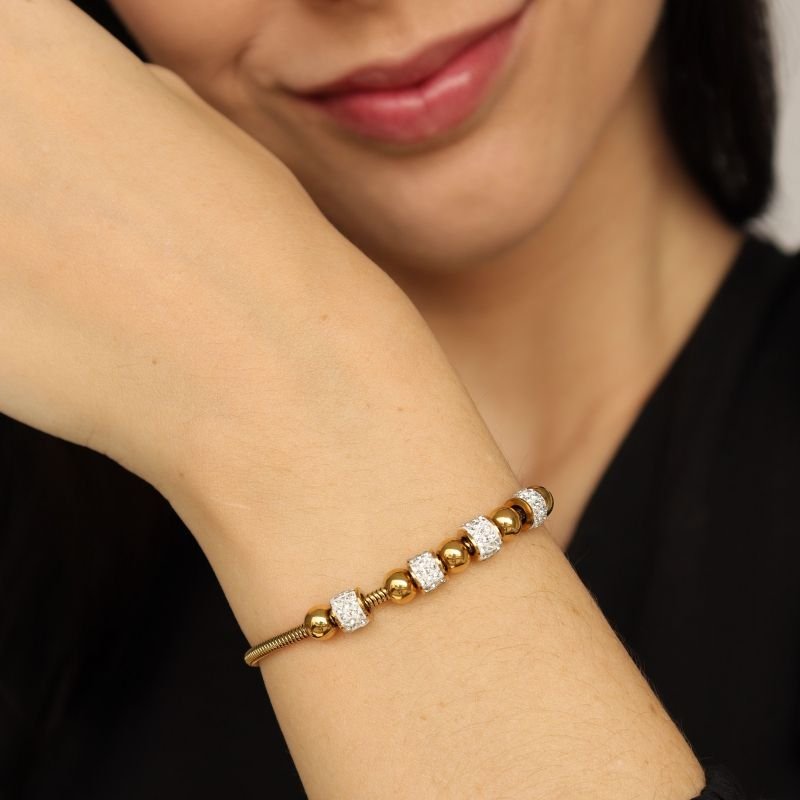 Pulseira Pandora em Aço Inox (Linha Premium) Gravatinha