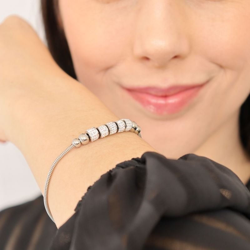 Pulseira Pandora em Aço Inox (Linha Premium) Gravatinha