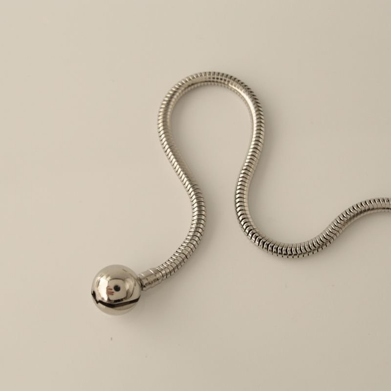 Pulseira Pandora para Berloques em Aço Inox 19cm de comprimento