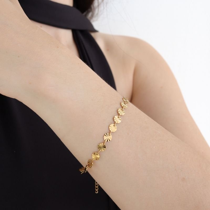 Pulseira Radiant Sun Glow em Aço Inox