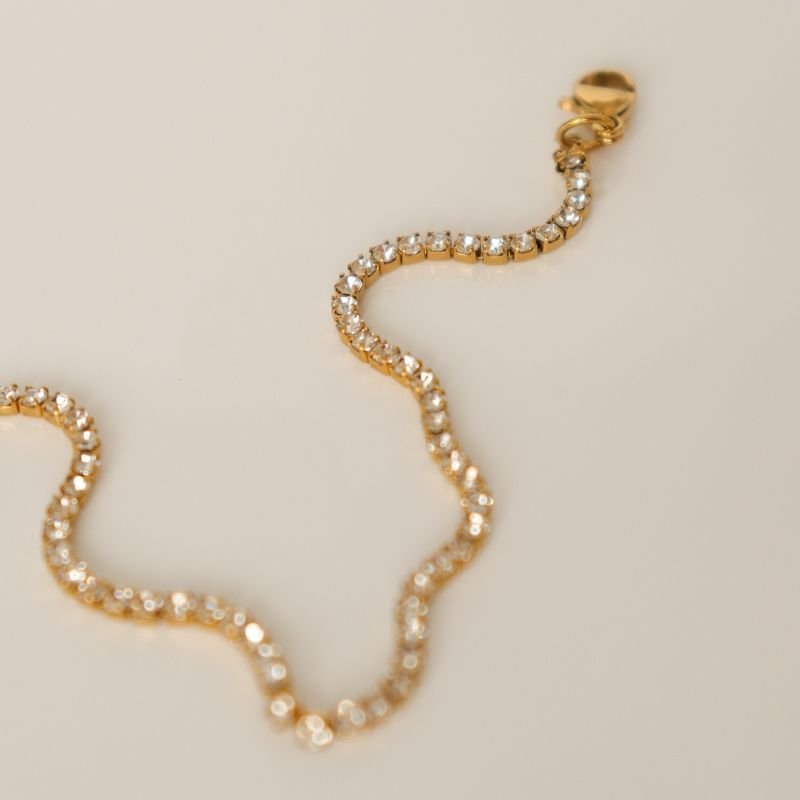 Pulseira Riviera 2mm em Aço Inox