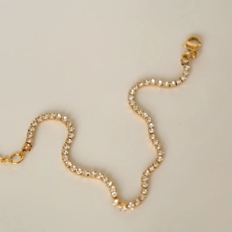 Pulseira Riviera 2mm em Aço Inox