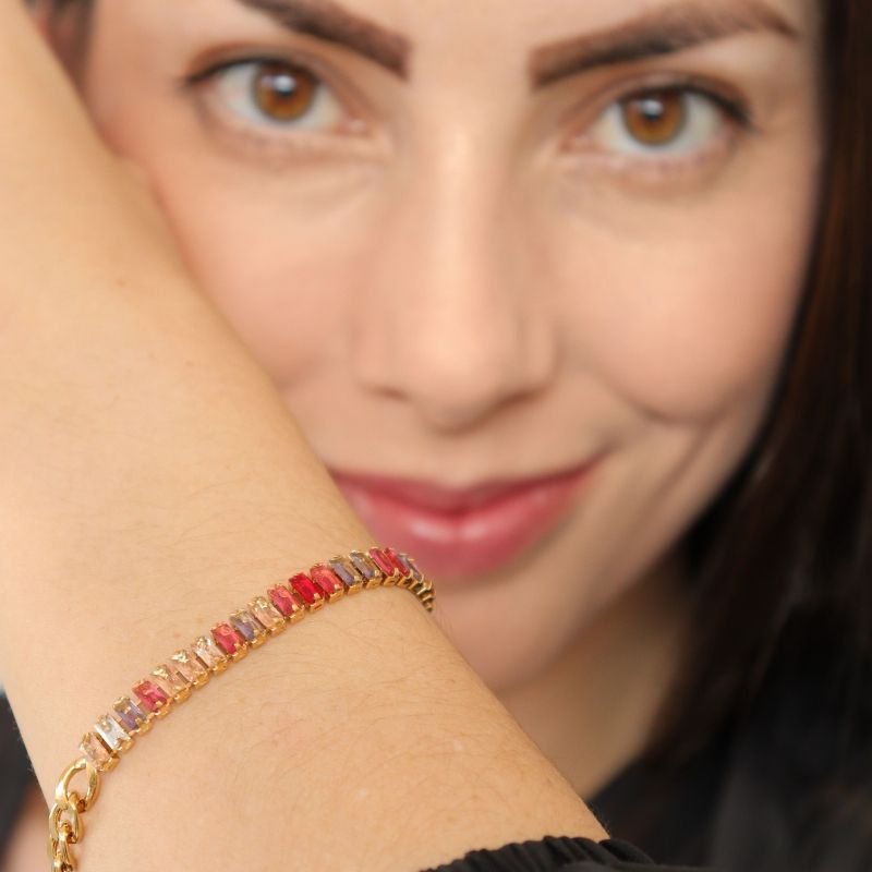 Pulseira Riviera em Aço Inox (Fecho Boia) (Linha Premium)