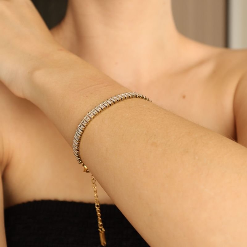 Pulseira Riviera em Aço Inox (Linha Premium)