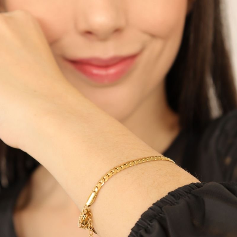 Pulseira Serpente em Aço Inox (Linha Premium)