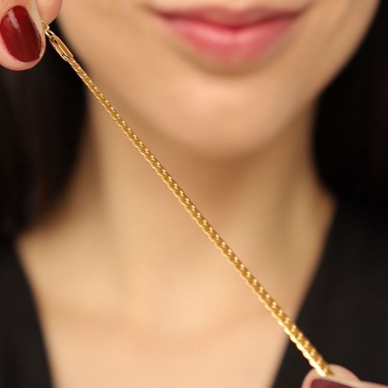 Pulseira Serpente em Aço Inox