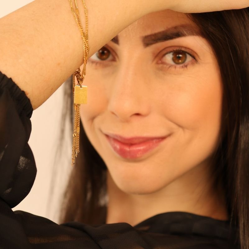 Pulseira Várias Camadas com Pingente em Aço Inox (Linha Premium)