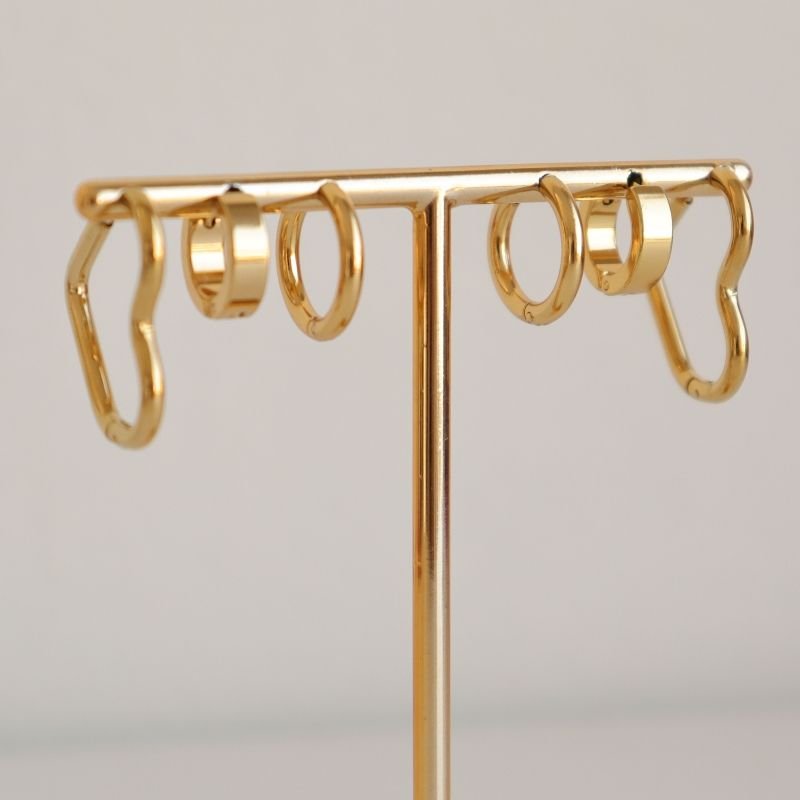 Trio Argolinhas em Aço Inox (Linha Premium)