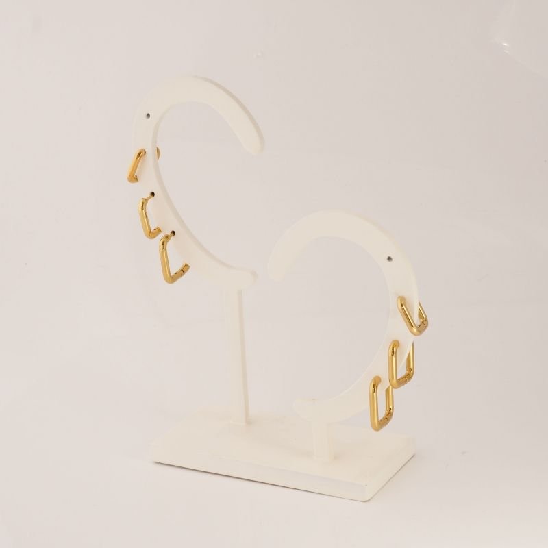 Trio Argolinhas Minimal Versatile em Aço Inox (Linha Premium)