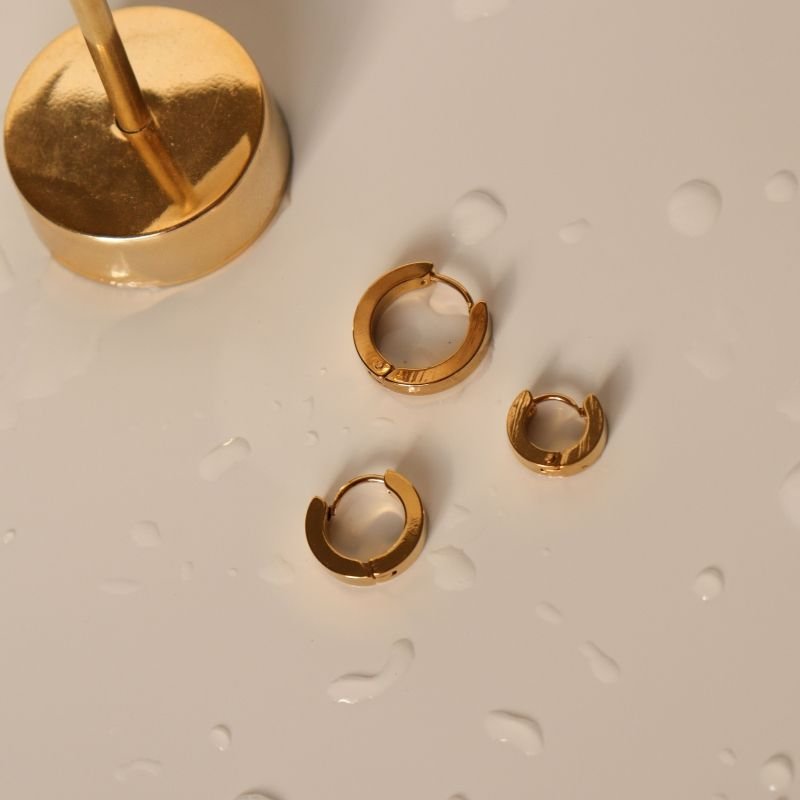 Trio de Argolinhas em Aço Inox (Linha Premium)