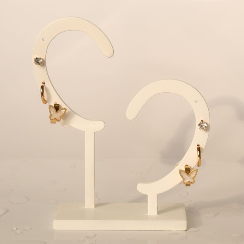 Trio de Brincos Delicado em Aço Inox (Linha Premium)