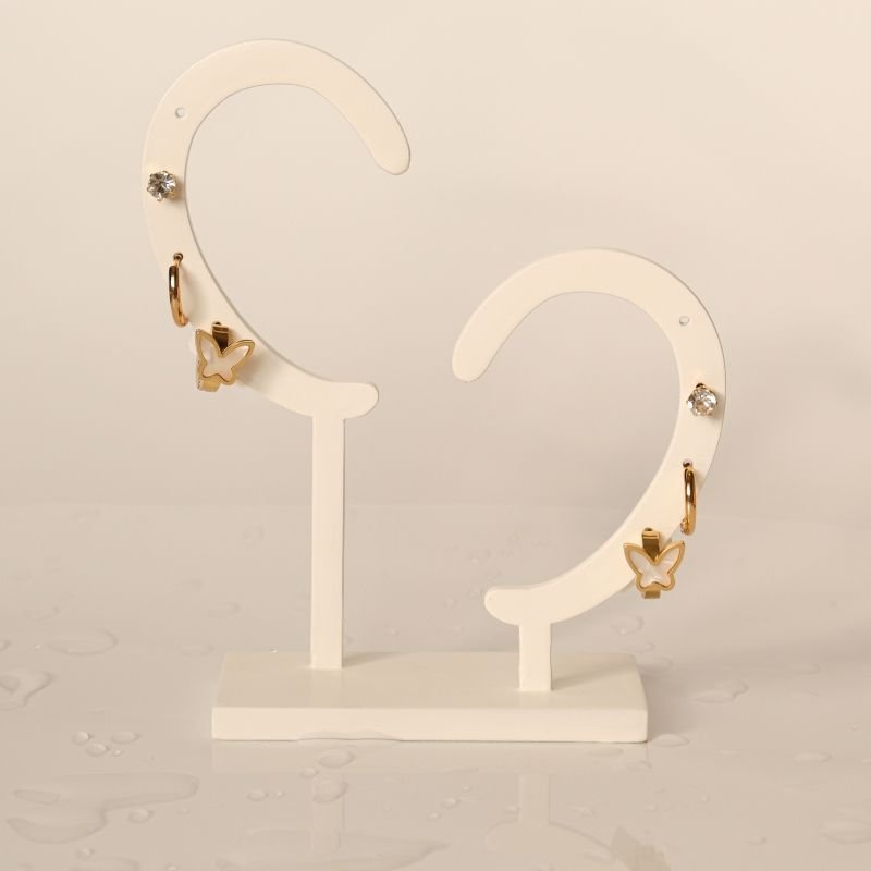 Trio de Brincos Delicado em Aço Inox (Linha Premium)