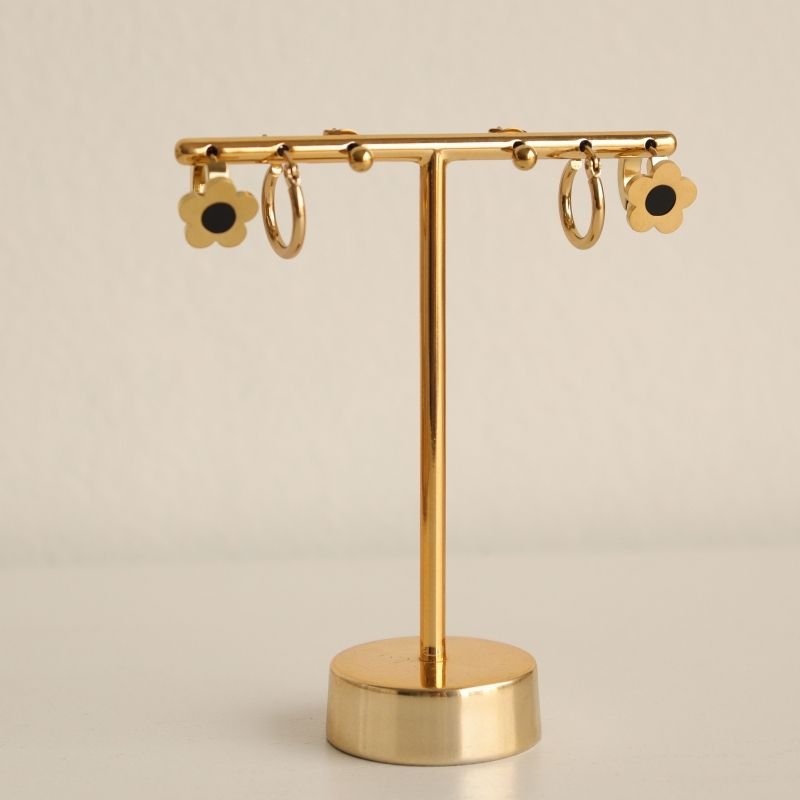 Trio de Brincos em Aço Inox (Linha Premium)