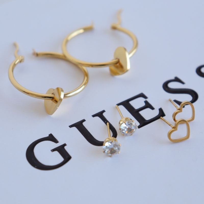 Trio de Brincos em Aço Inox (Linha Premium)