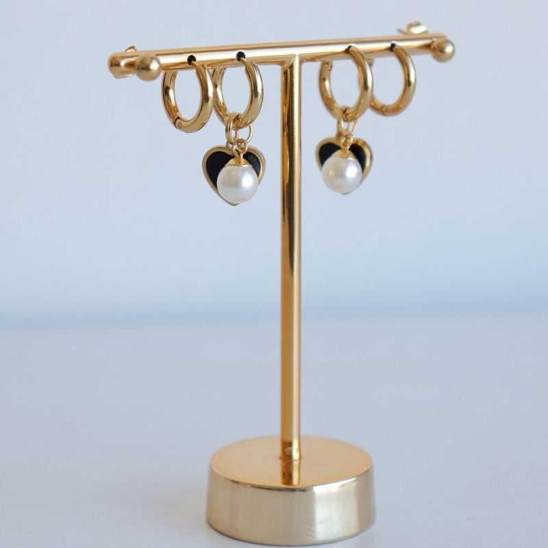 Trio de Brincos em Aço Inox (Linha Premium)