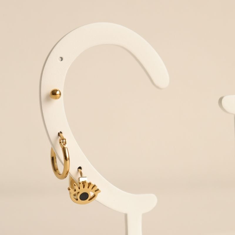 Trio de Brincos em Aço Inox (Linha Premium)