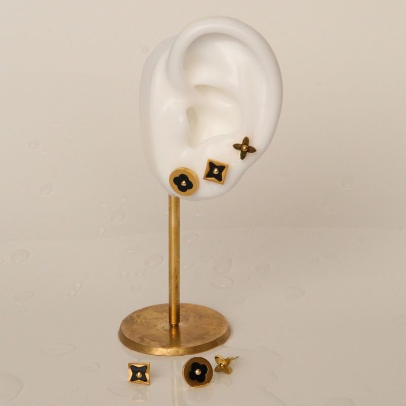 Trio de Brincos em Aço Inox (Linha Premium)