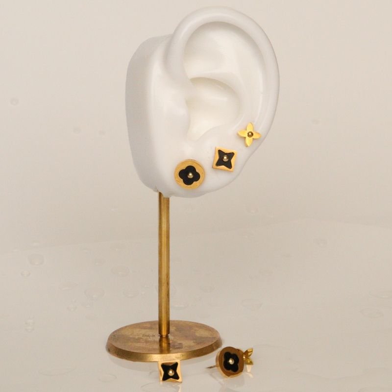 Trio de Brincos em Aço Inox (Linha Premium)