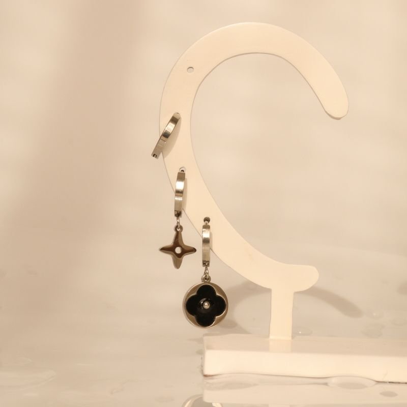 Trio de Brincos em Aço Inox (Linha Premium)