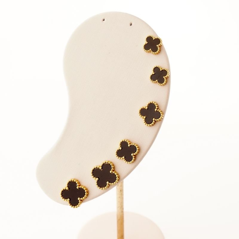 Trio de Brincos Inspiração Van Cleef (Linha Premium)