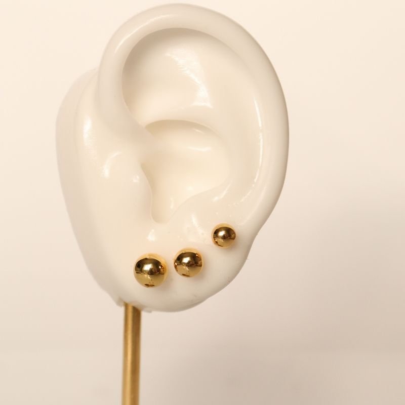 Trio de Brincos Minimalista em Aço Inox (Linha Premium)