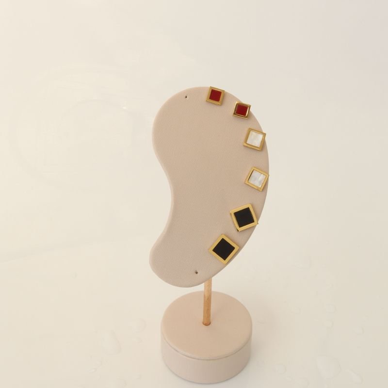 Trio de Brincos Moderno em Aço Inox (Linha Premium)